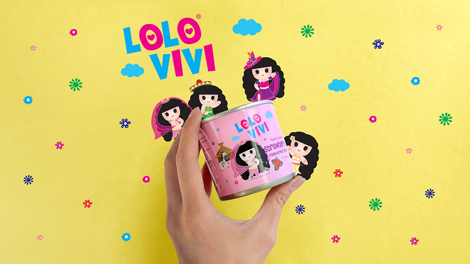 Lolo Vivi Milk Range - Brand Logo Design, Packaging Design, Mascot Design