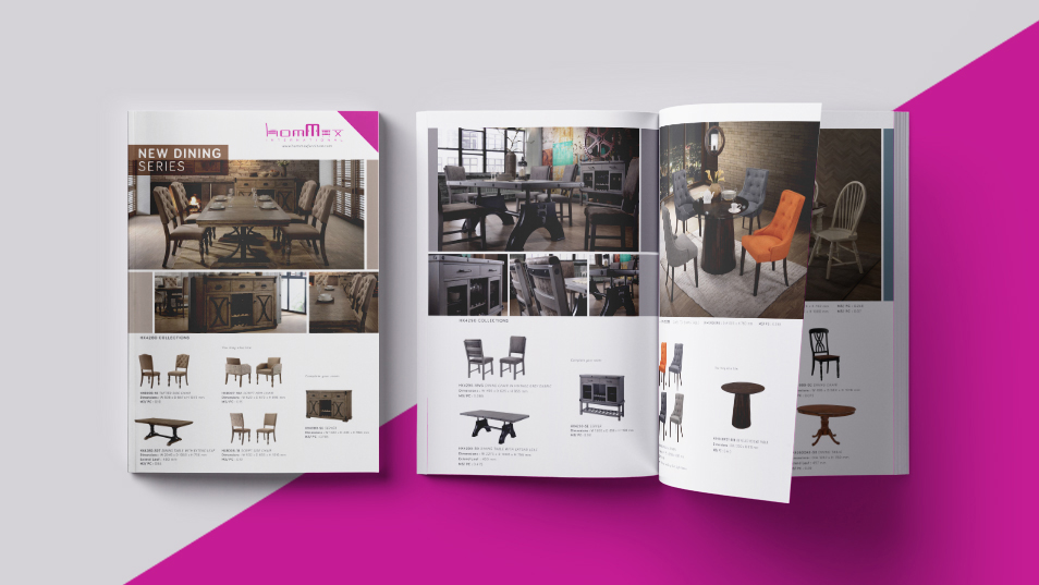 Hommax Furniture - Business Card Design, Stationary Design, Folder Design, Flyer Design, Products Catalogue, Products Brochure