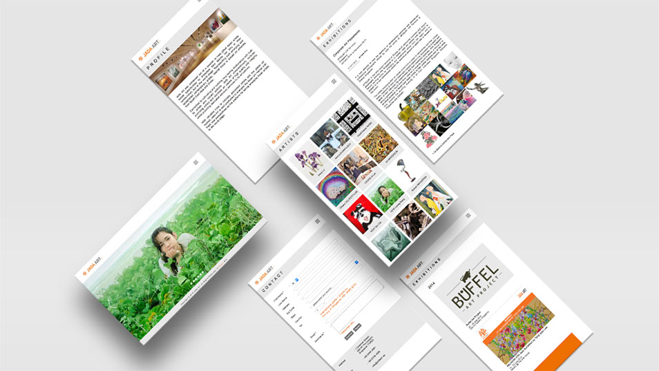 Jada Art Gallery - Responsive Website Development