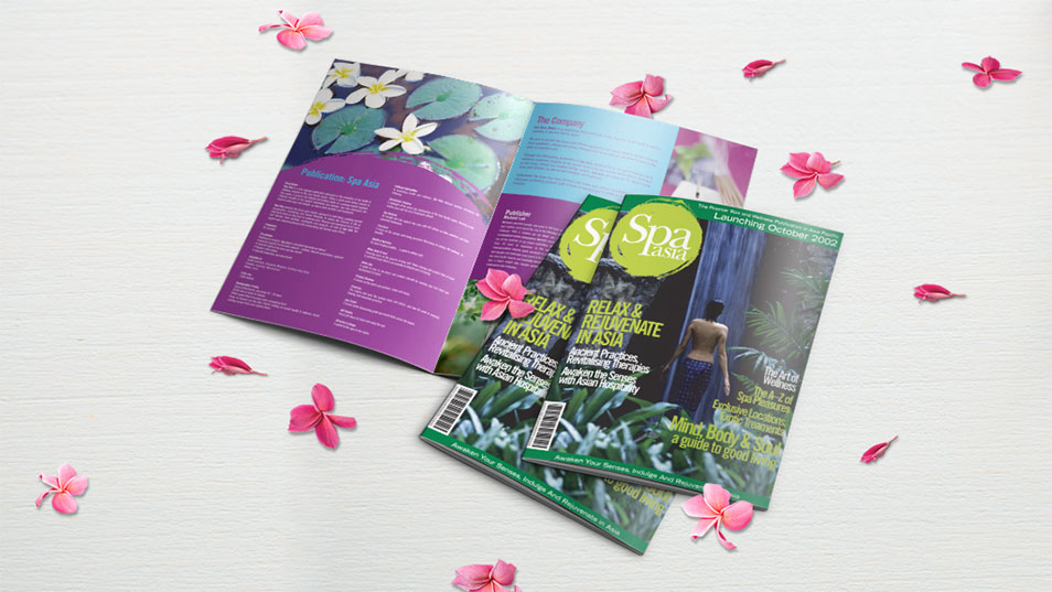 Spa Asia - Brand Logo Design, Stationary Design, Marketing Kit Design