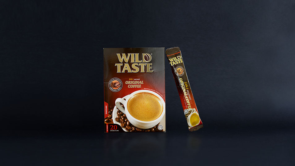 Wild Taste 3in1 Original Drink - Packaging Design