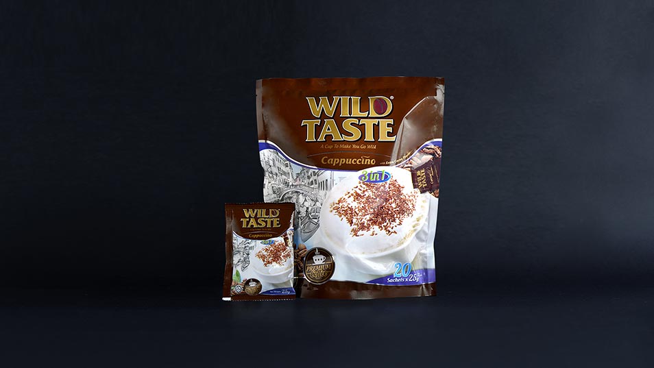 Wild Taste 3in1 Instant Drink - Packaging Design